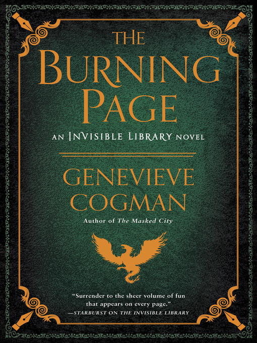 Title details for The Burning Page by Genevieve Cogman - Wait list